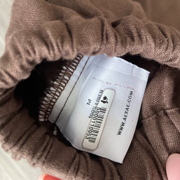 Elegant Brown Women's Trousers - Picture 6 of 8